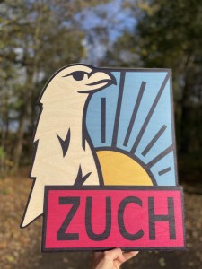 Znaczek Zucha kolorowy 44x53
