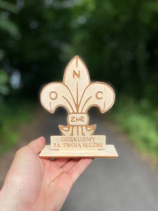 Statuetka lilijka ZHR - Dziękujemy za Twoją służbę 