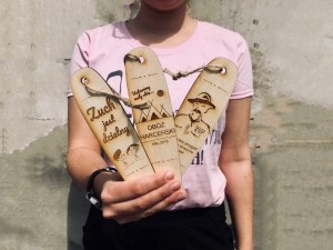 Drewniana zakładka do książki HAL2019