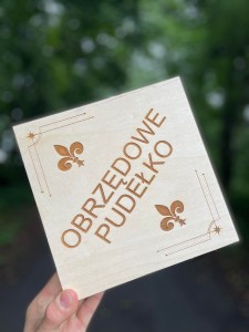 Pudełko drewniane OBRZĘDOWE 