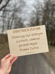 Obietnica Zucha - tabliczka A4