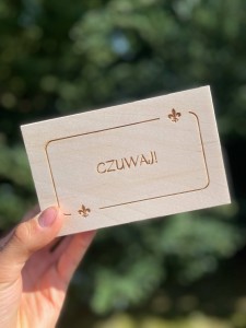 Pudełko drewniane CZUWAJ 