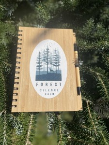 Notatnik bambusowy  A5 FOREST SILENCE CALM  z długopisem notes