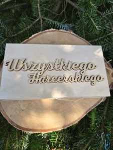 Pudełko na pieniądze lub czekoladę Wszystkiego Harcerskiego 