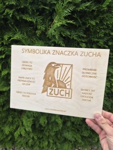Symbolika znaczka zucha - tabliczka A4